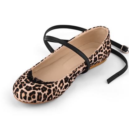 AMORIO MINI LEOPARD FLATS