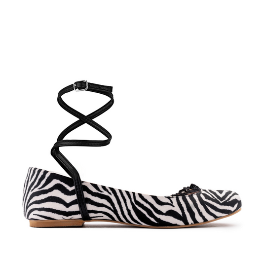 AMORIO LIGHT ZEBRA FLATS