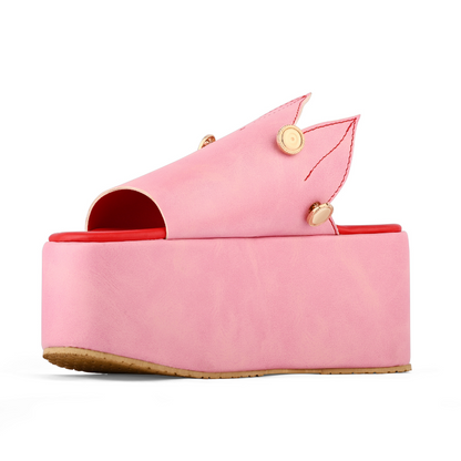 Hoja Candy Pink Wedge