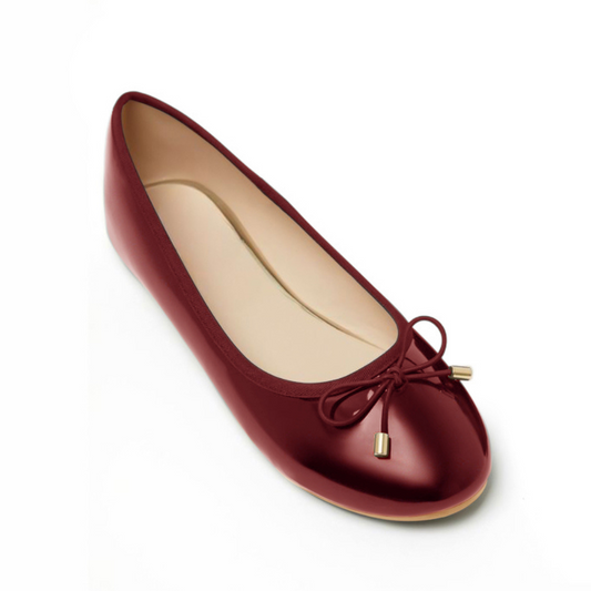 Baila Burgundy Flats