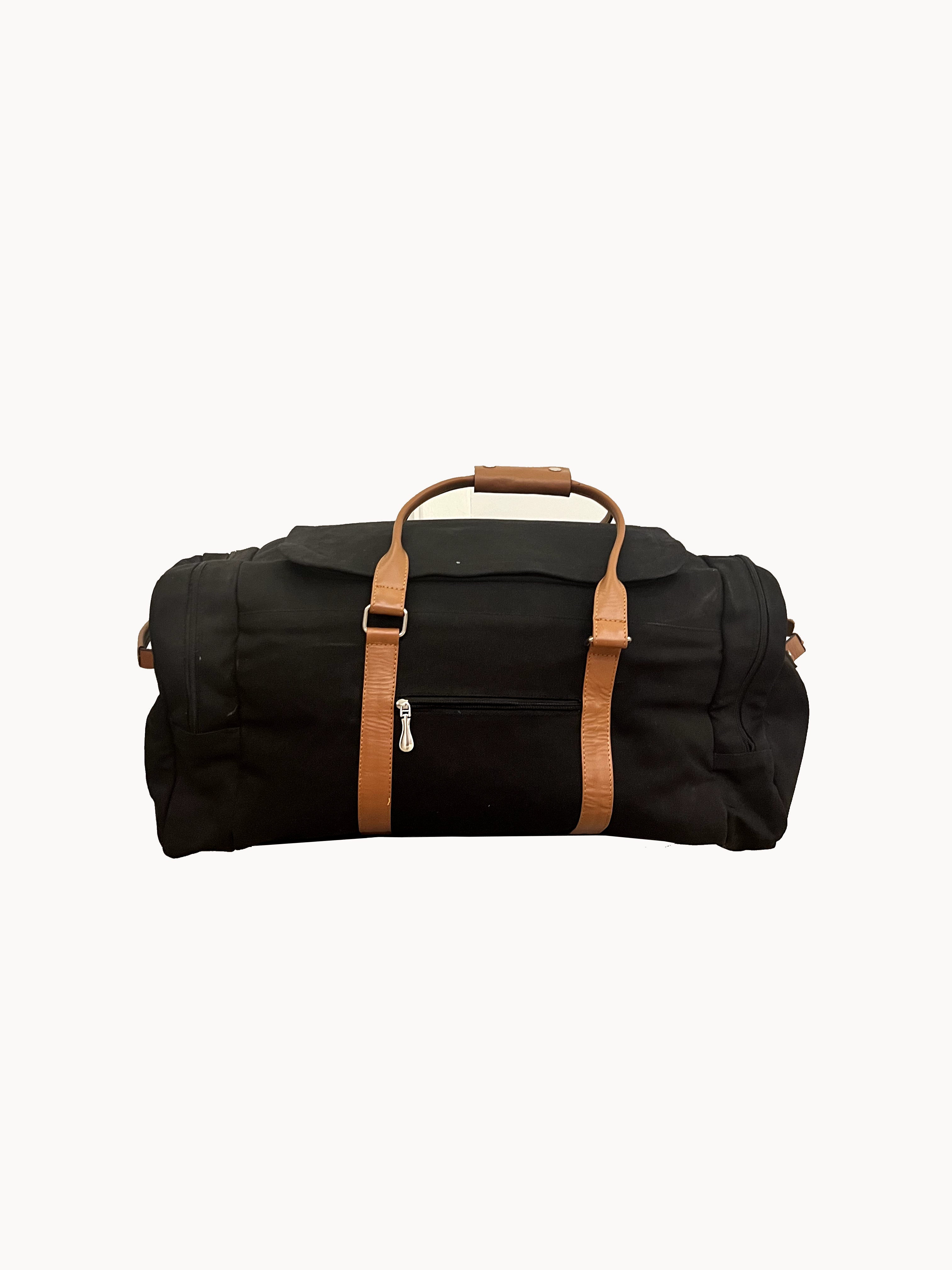 Canvas Weekender Travel Duffel - Black