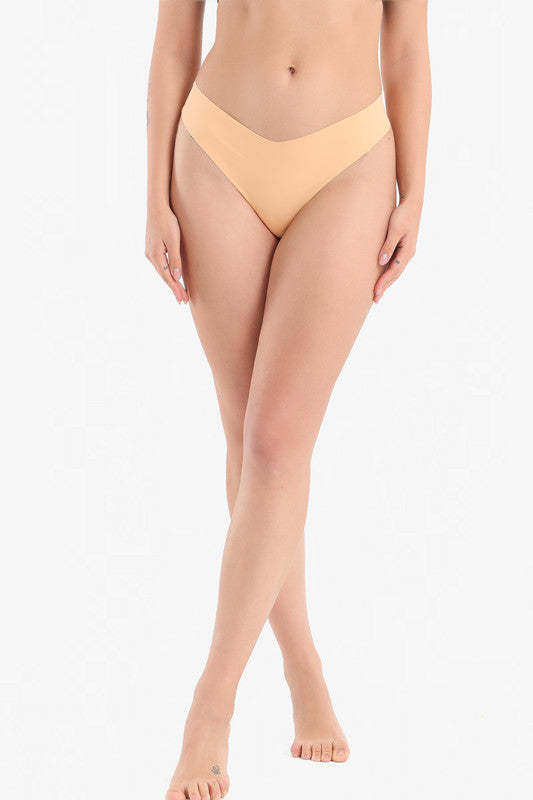 Seamless Silhouette Thong Skin -Skin Toned