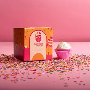 Flamingo natural Lip Balm Cupcake