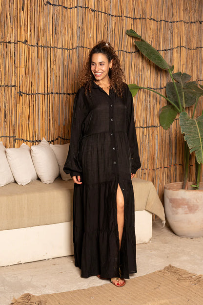 Maxi Flowy Beach Dress