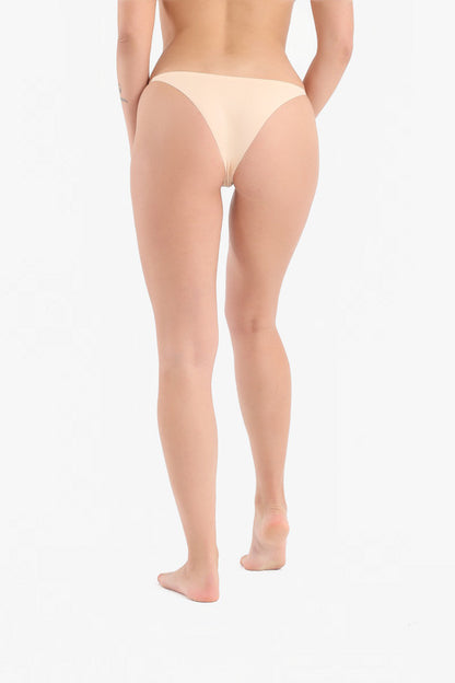 Seamless Minimalist Cheeky String Camel-Gray