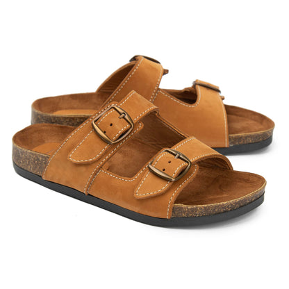 Arizona Natural Leather Slippers