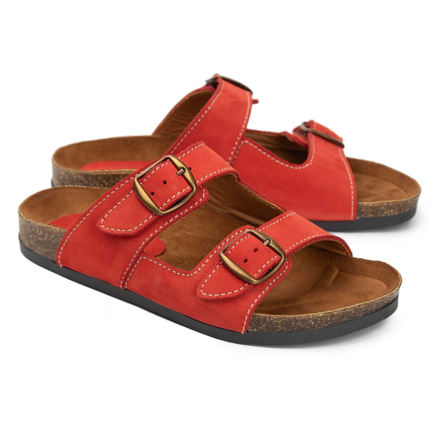 Arizona Natural Leather Slippers