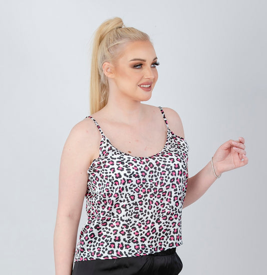 Sleeveless Jaguar Printed Top