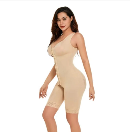 Synthetic Sculpt Ease Full-Body Shaper - Beige