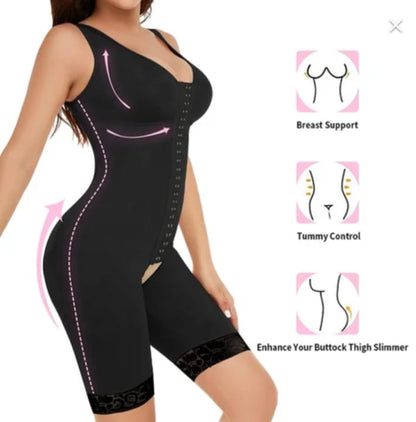 Sculpt Ease Full-Body Shaper - Black