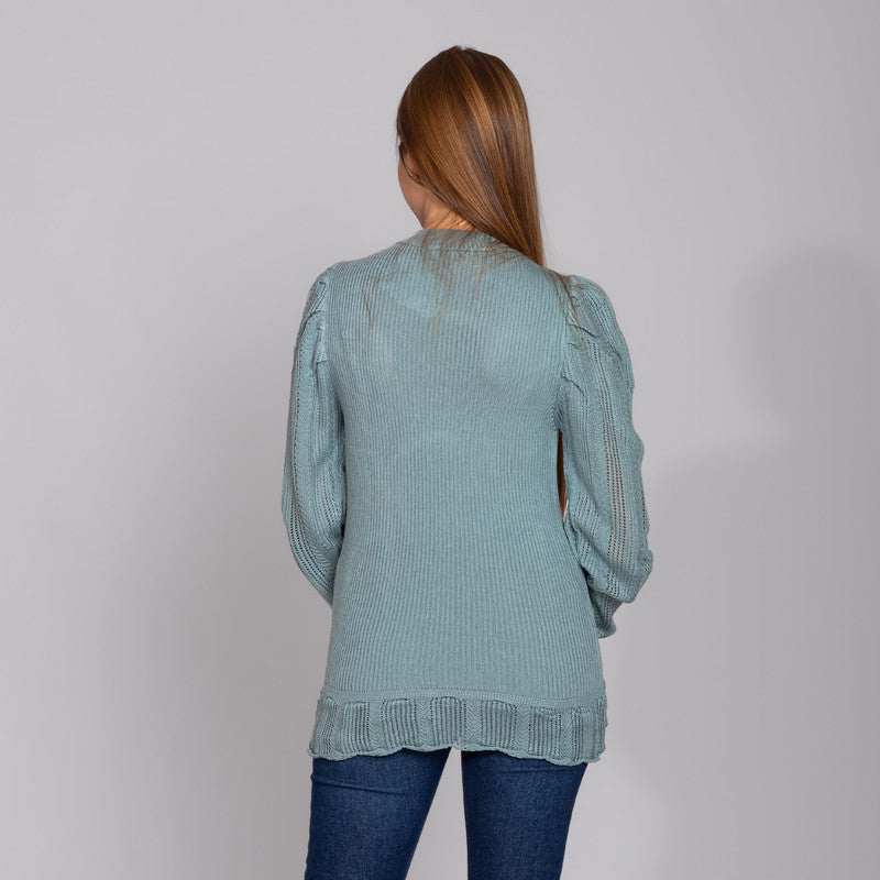 Knitted Pullover - Mint