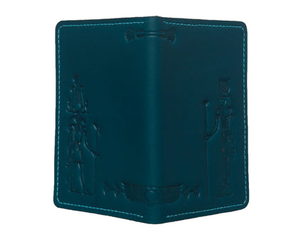 Pharaonic Design Leather Passport Holder 15*10.5 cm