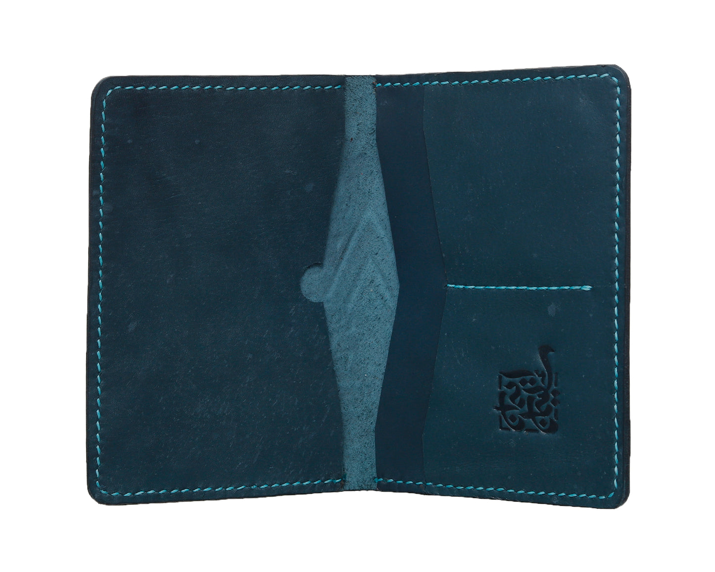 Geometric Design Leather Passport Holder 15*10.5 cm