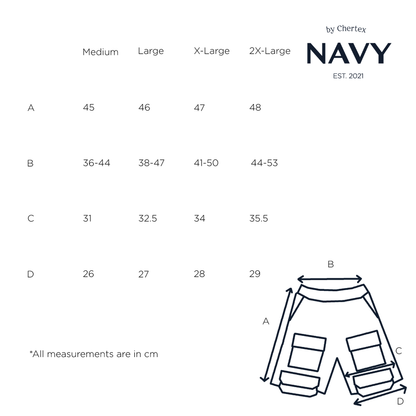 003 Cargo Shorts Light Grey