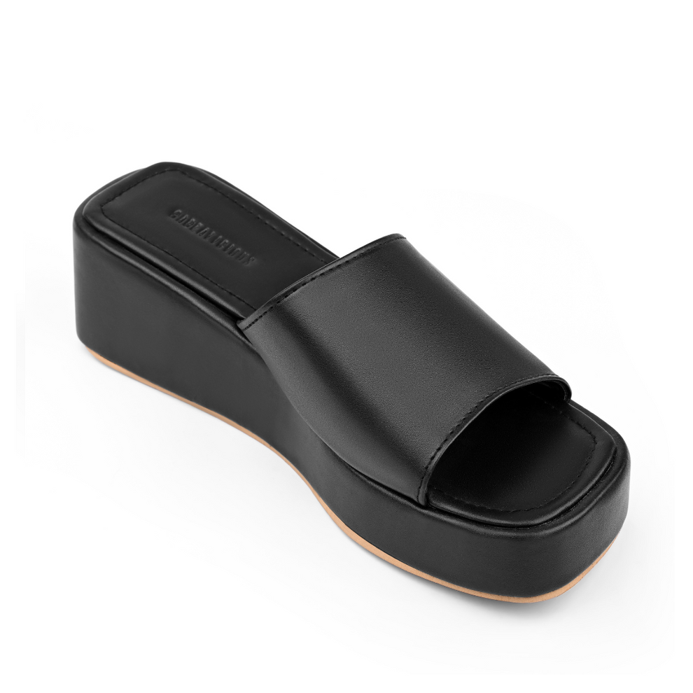 Platforma Black Slippers