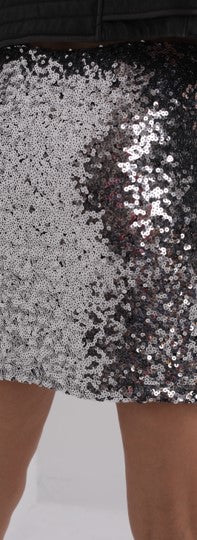 Sequin  Silver skirt