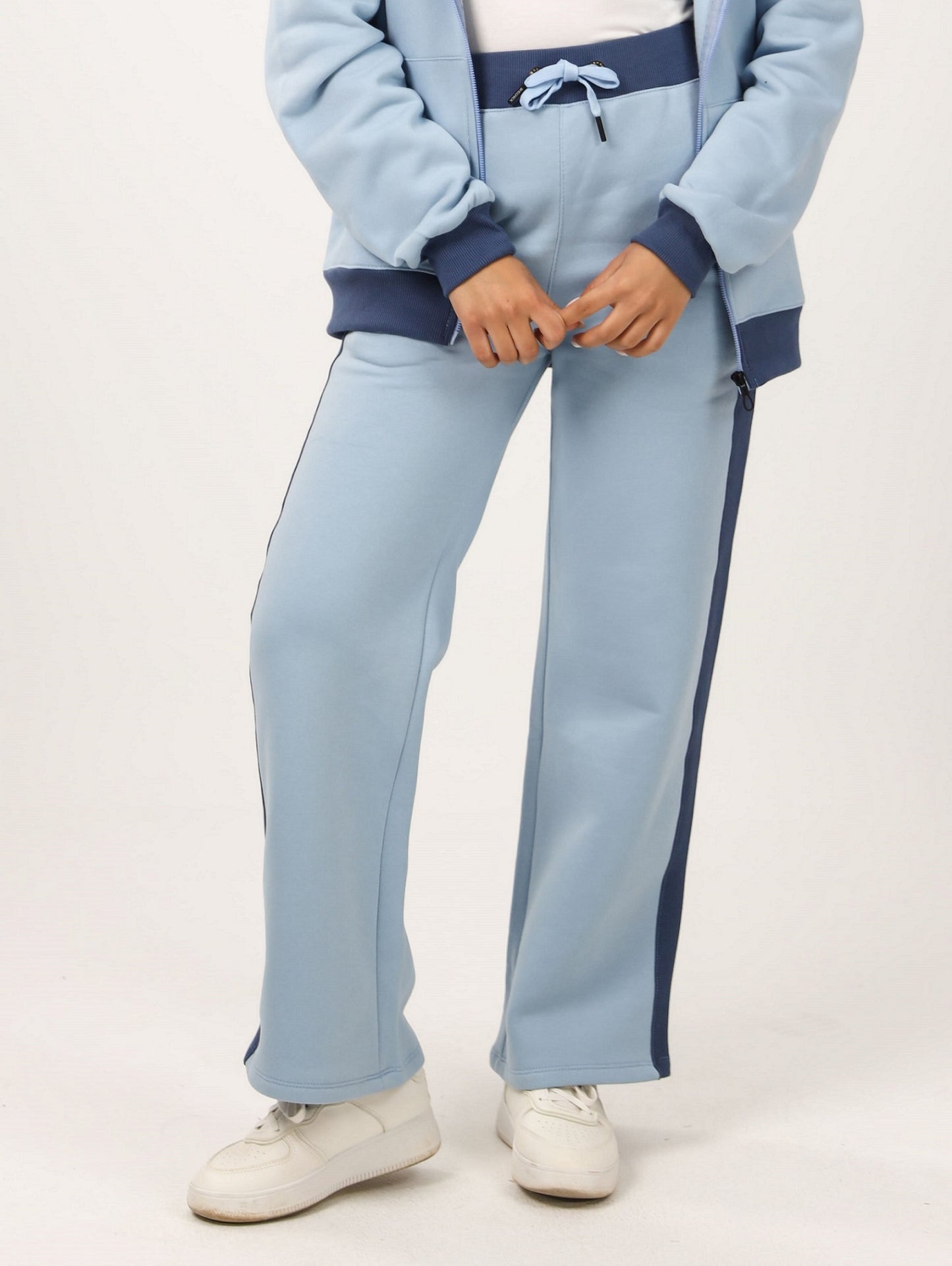 Bi-Tone Straight Leg Pants