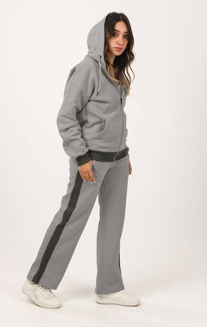 Bi-Tone Straight Leg Pants