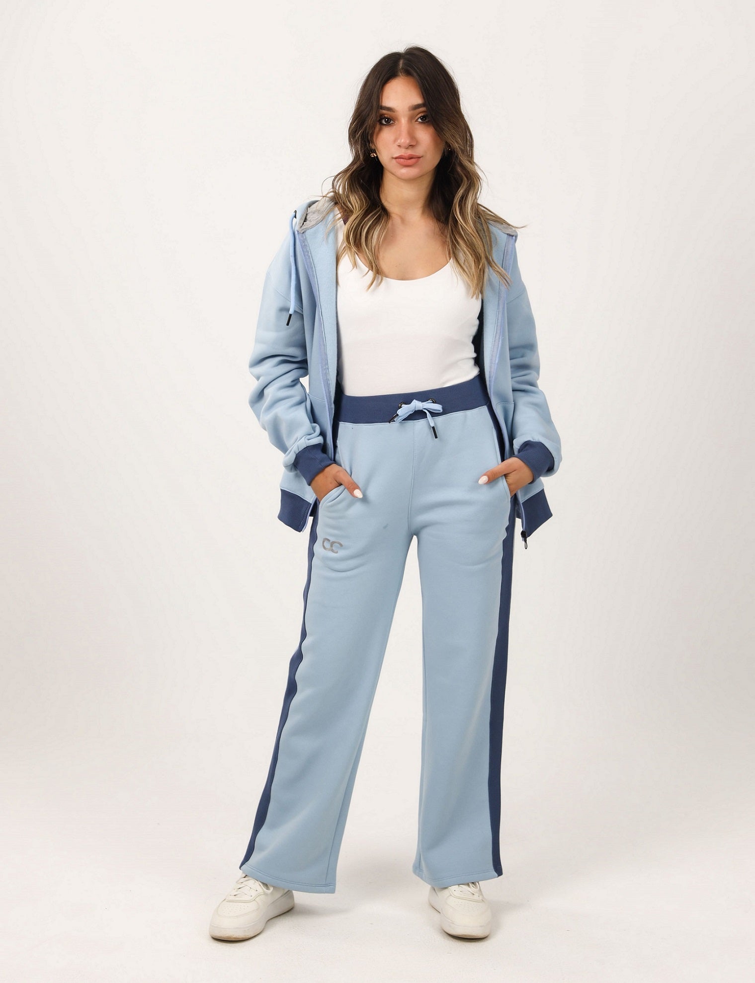 Bi-Tone Tracksuit Set