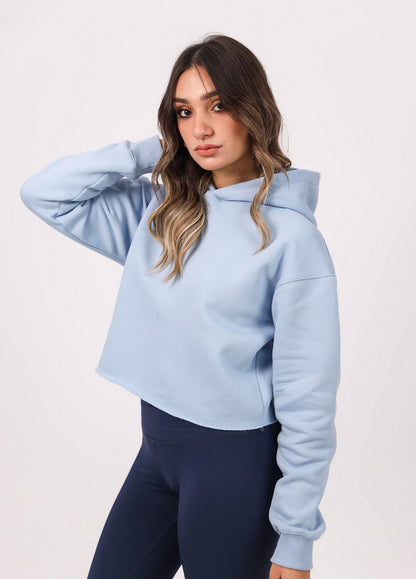 Over Sized Cropped Hoodie