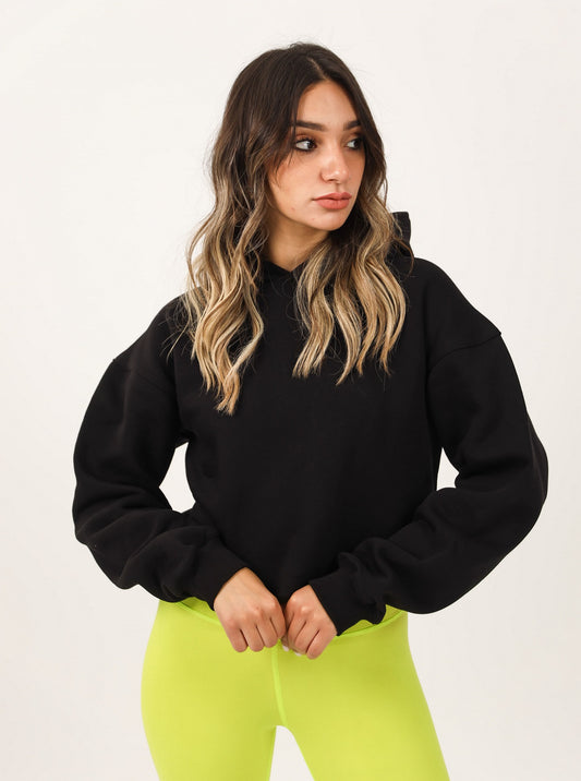 Over Sized Cropped Hoodie