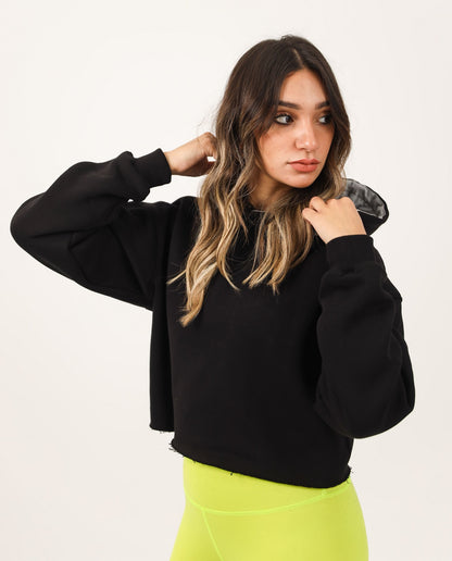 Over Sized Cropped Hoodie