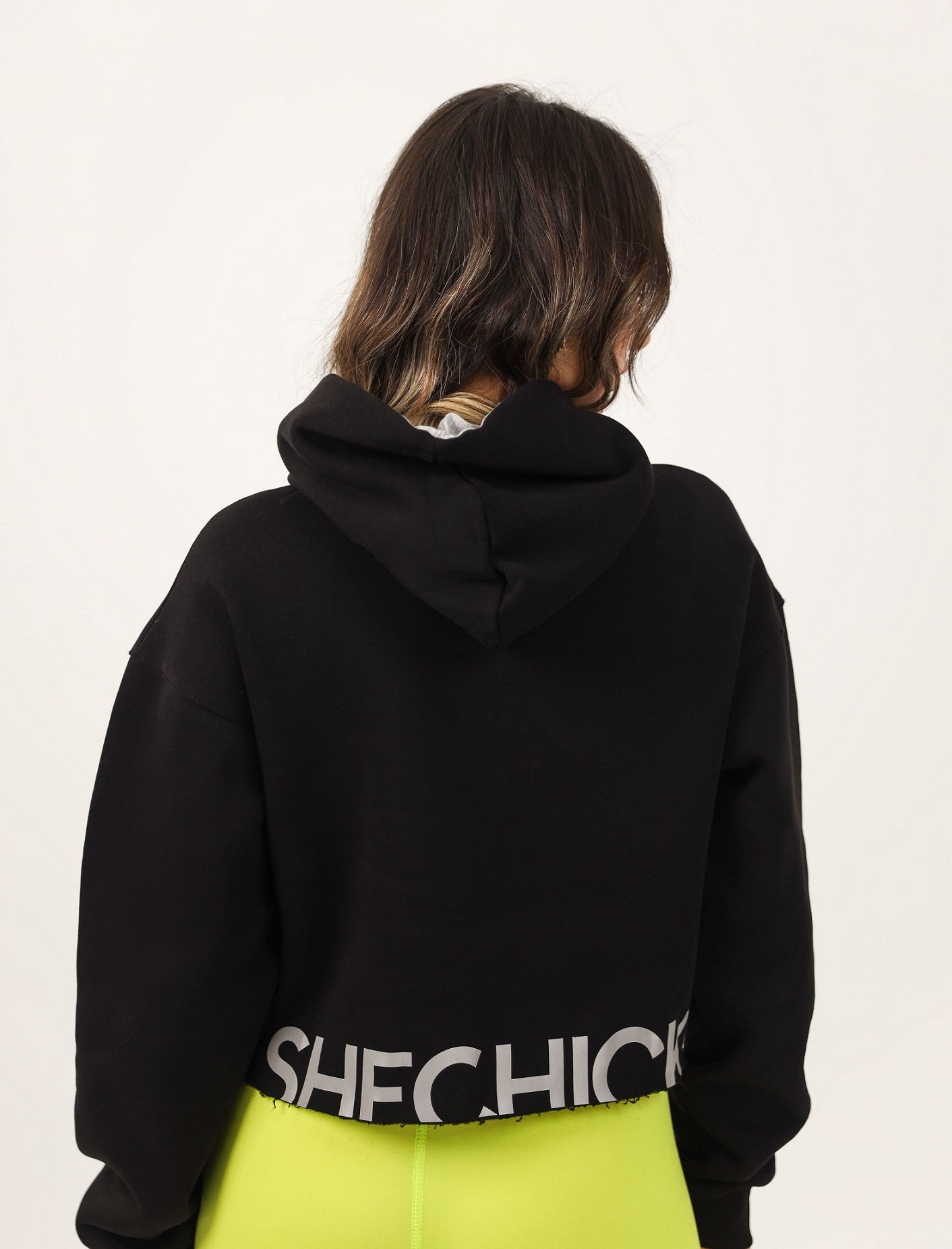 Over Sized Cropped Hoodie