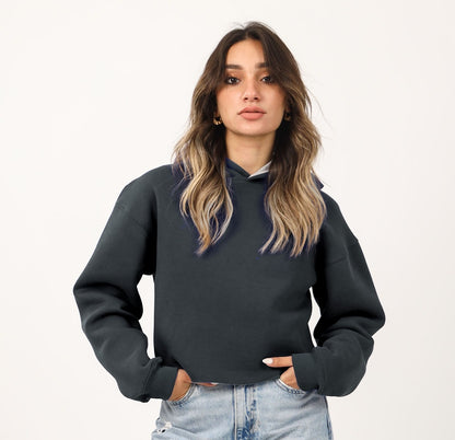 Over Sized Cropped Hoodie