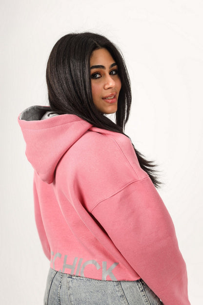 Over Sized Cropped Hoodie