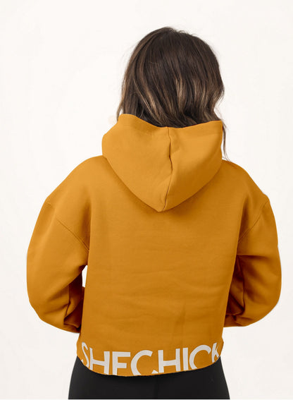 Over Sized Cropped Hoodie