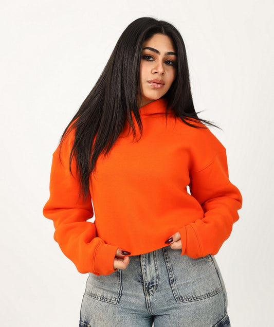 Over Sized Cropped Hoodie