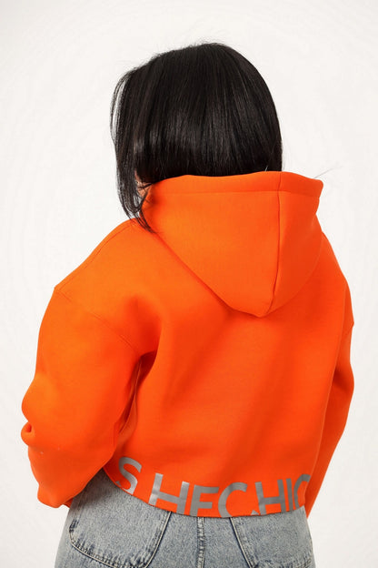 Over Sized Cropped Hoodie