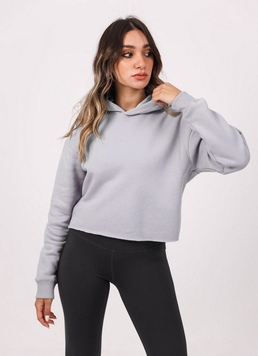 Over Sized Cropped Hoodie