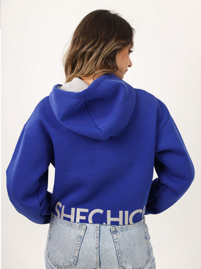 Over Sized Cropped Hoodie