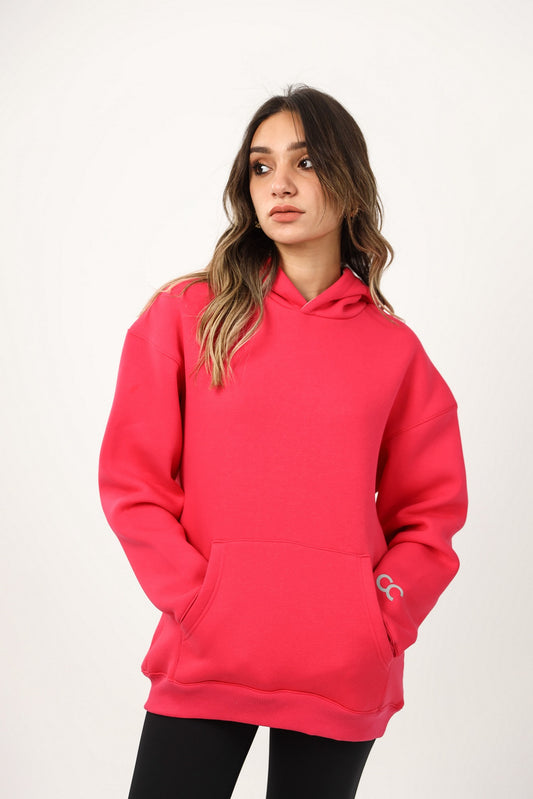 Over Sized Plain Hoodie