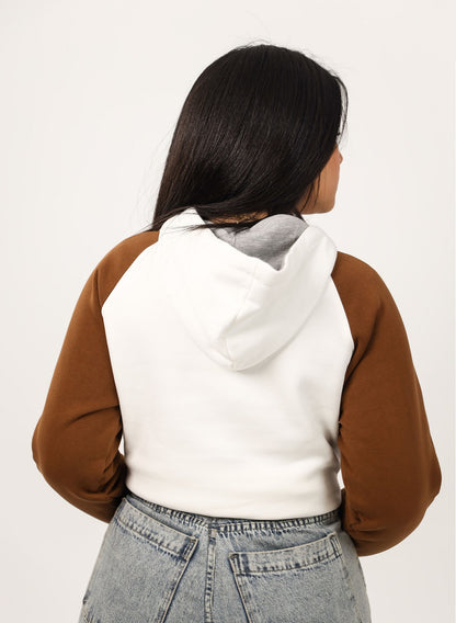 Drawstring Cropped Hoodie