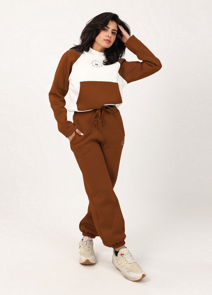 Drawstring Cropped Hoodie