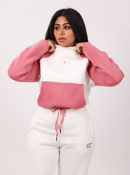 Bi-Tone Cropped Hoodie