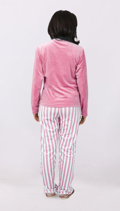 Long Sleeve Striped Pajama Set