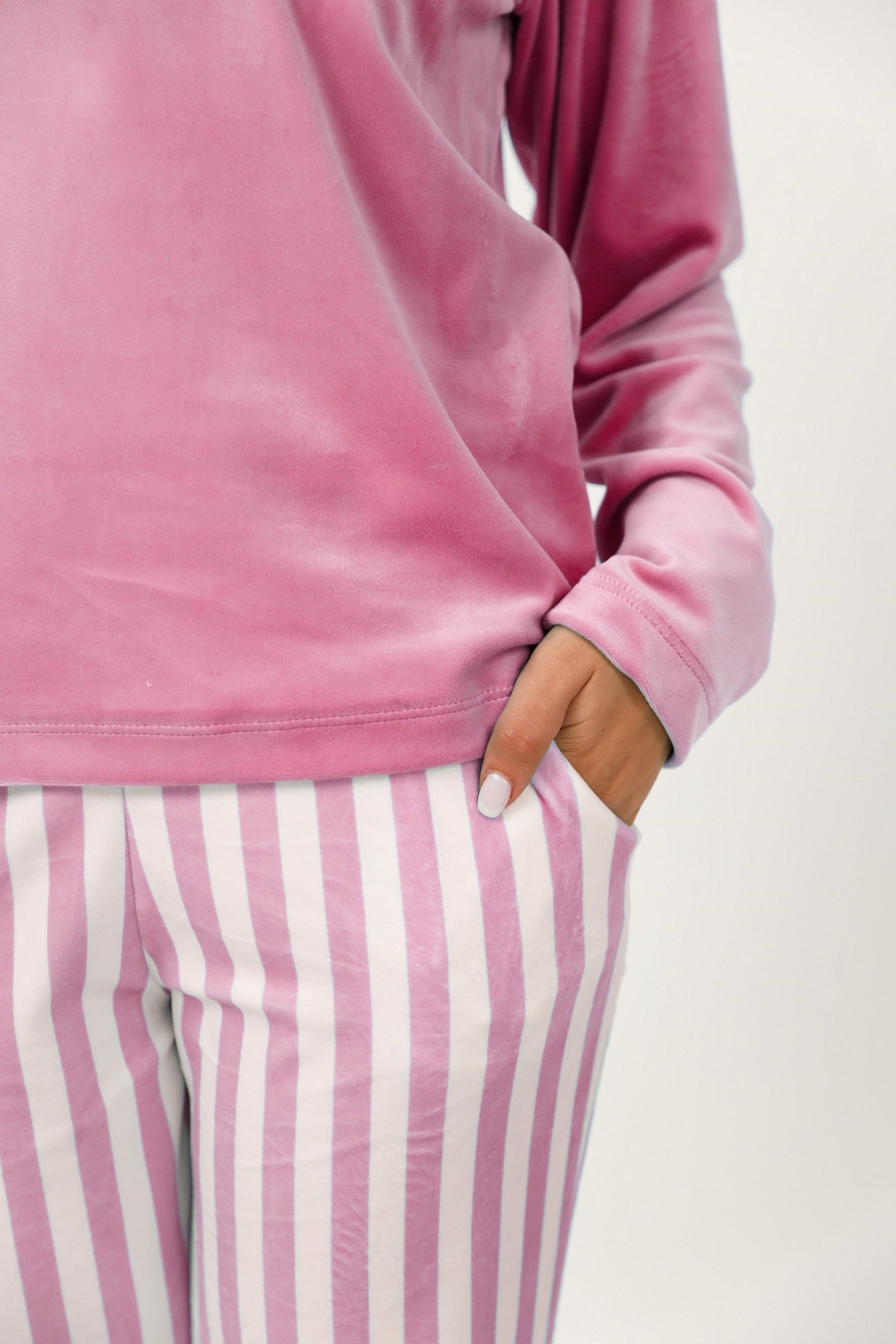 Long Sleeve Striped Pajama Set