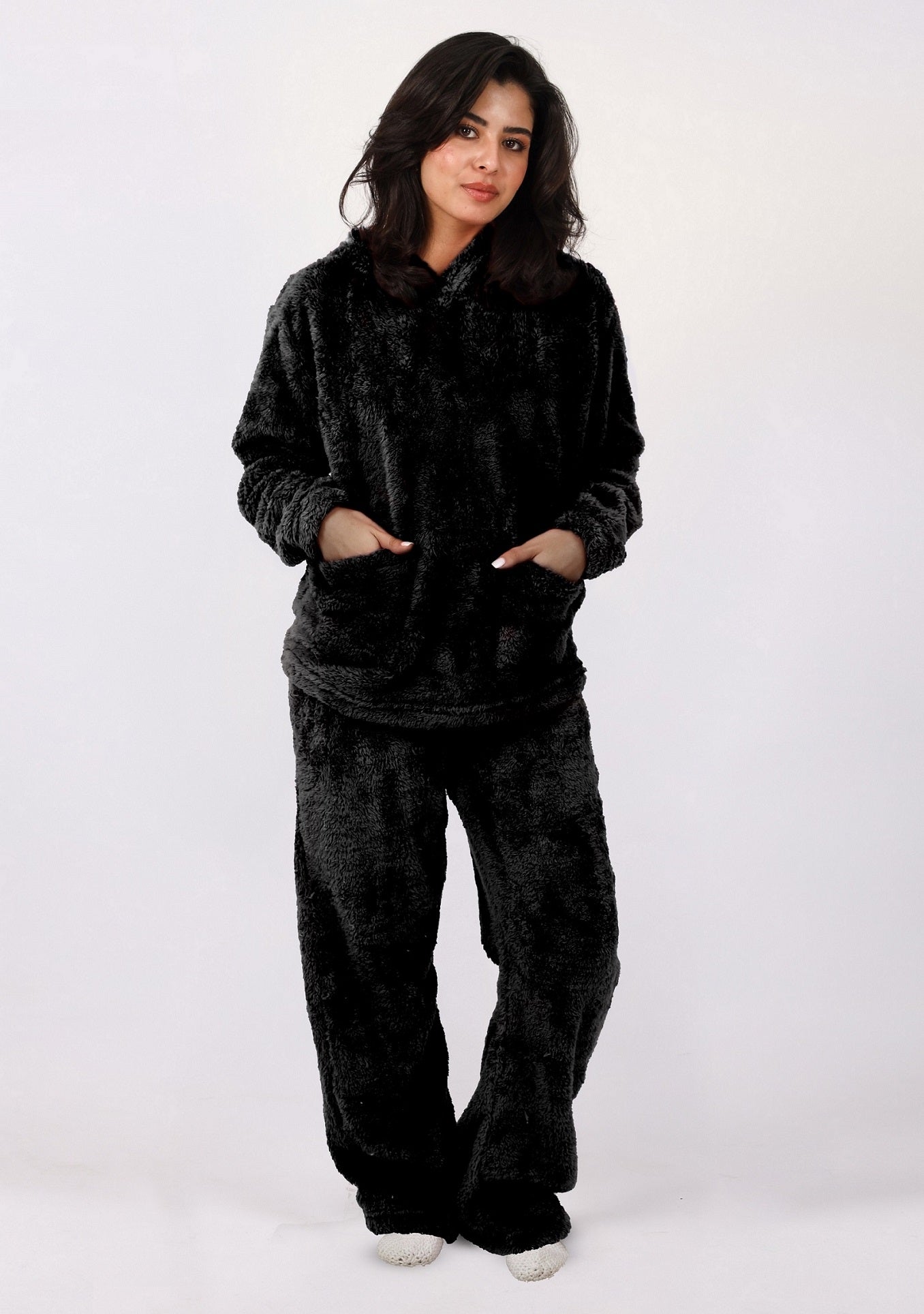 Teddy Hoodie Pajama Set