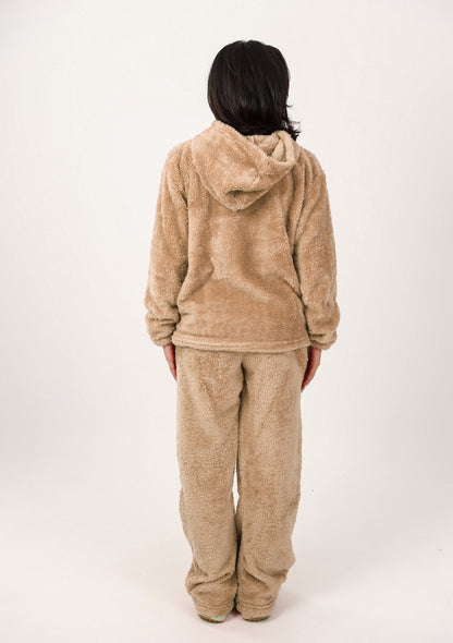 Teddy Hoodie Pajama Set