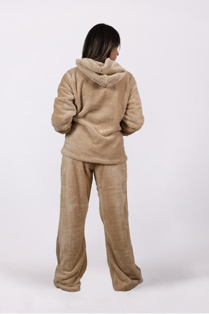 Teddy Hoodie Pajama Set