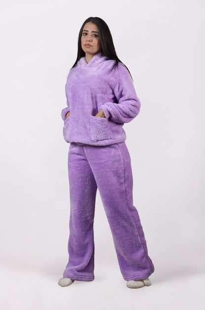 Teddy Hoodie Pajama Set