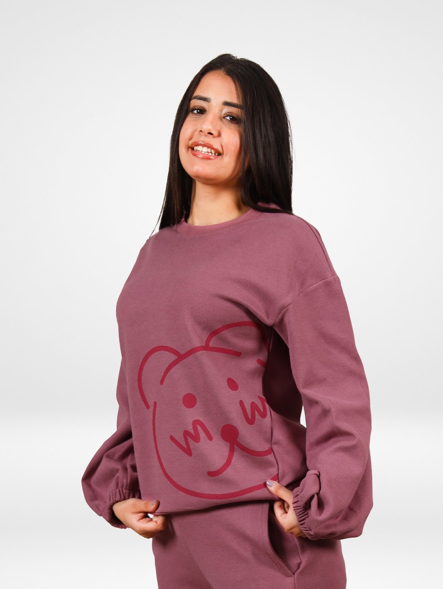 Cute Teddy Bear Printed Set