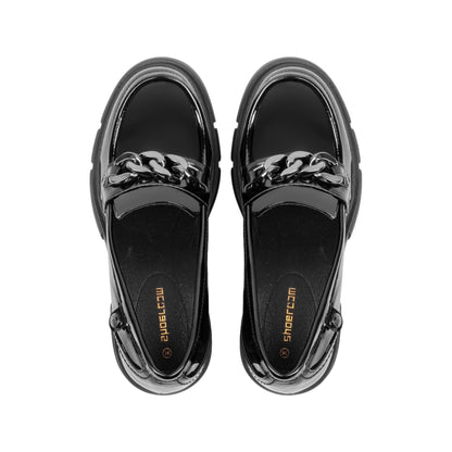 Sliver Chain Loafers