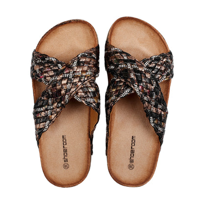 Cross Braided Thong Slipper