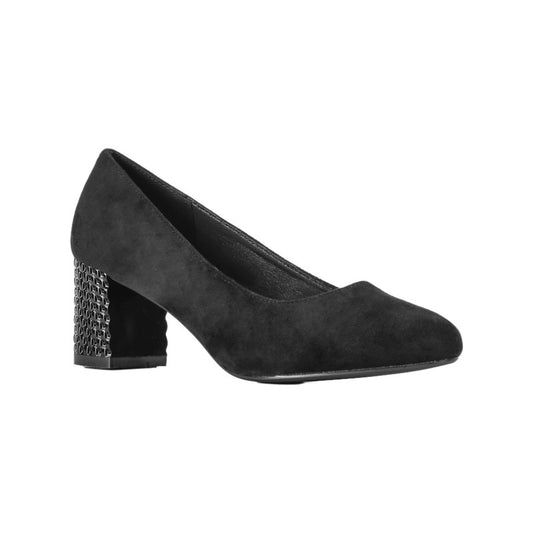 Block Heel Suede Shoes