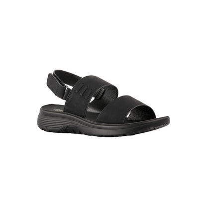 Pu Leather Solid Sandals – Black (SR-3401)