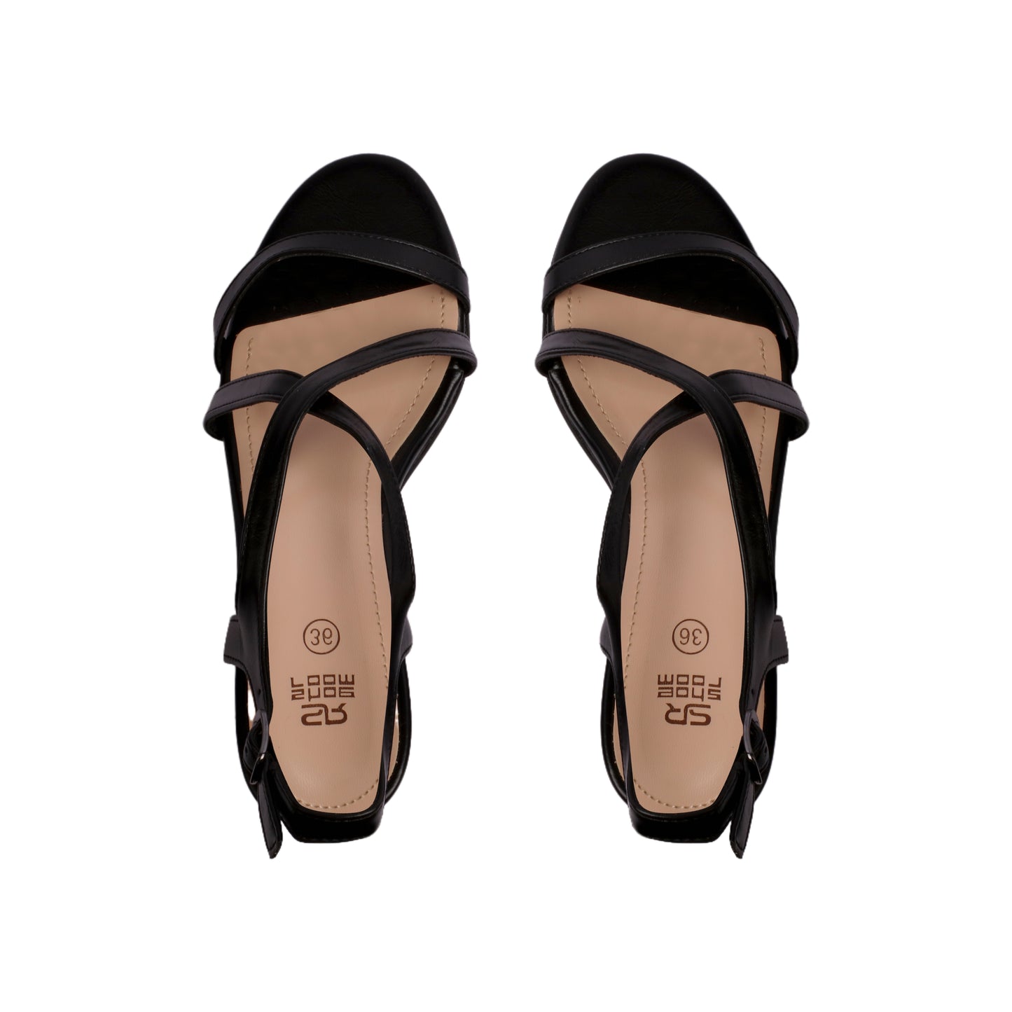 Pointed-toe slingback pump - Black